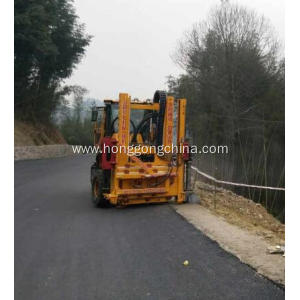 Highway Guardrail Installation Machine